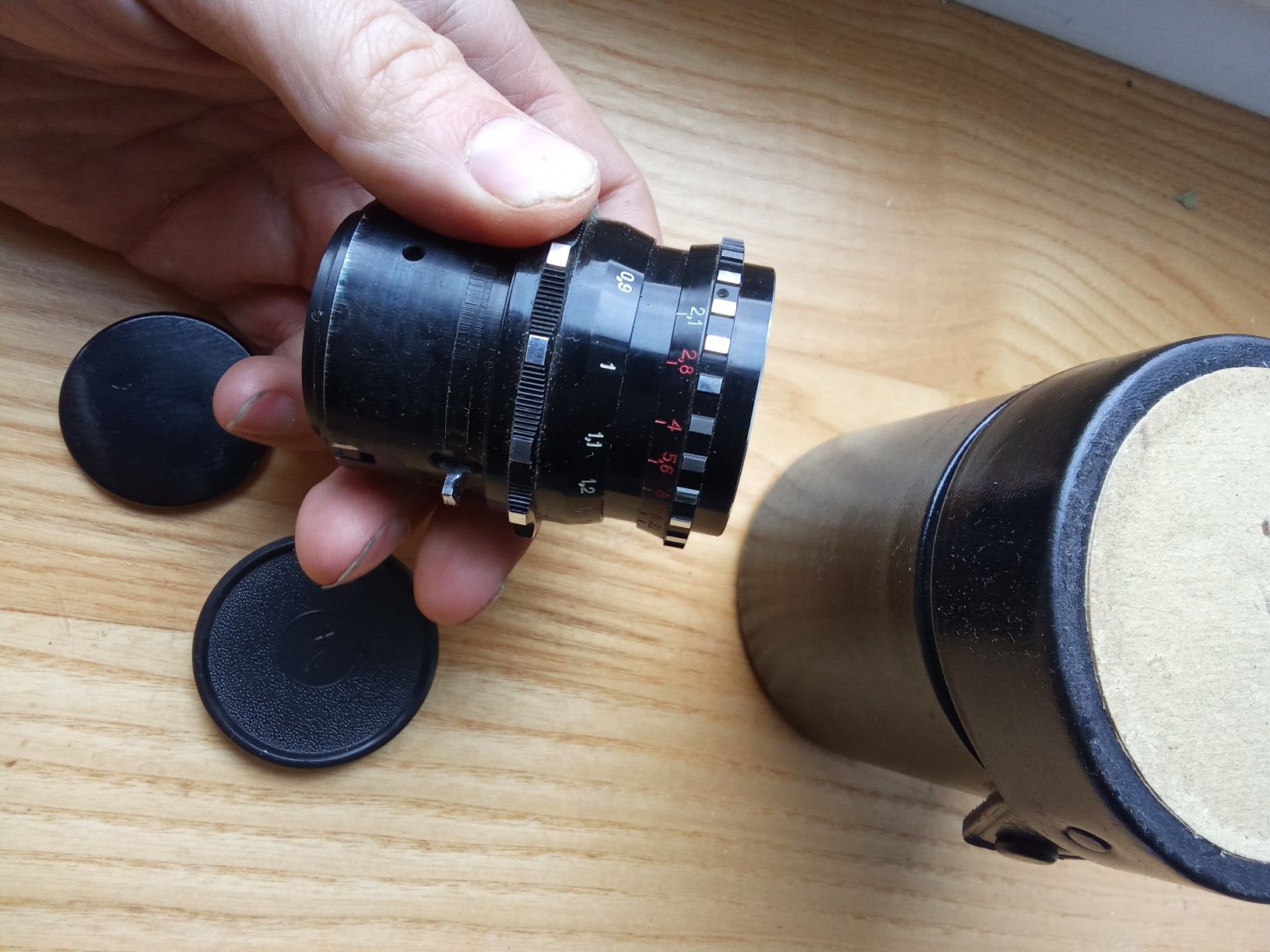 Obiektyw kinowy  Vega 9 F2.1 zsrr
50mm w dobrym stanie