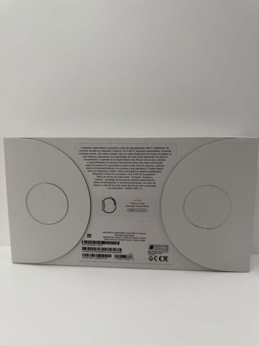 Apple Watch Ultra Titanium Case 49mm Midnight ocean band