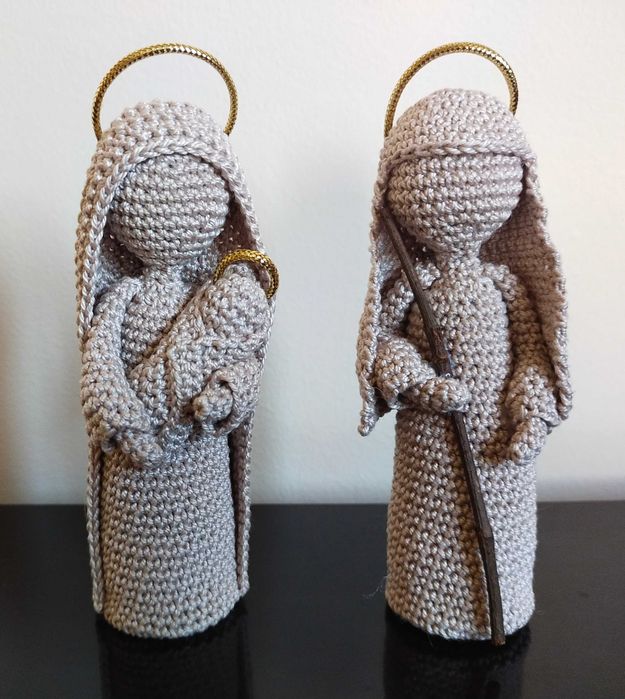 Lindo presépio em crochet