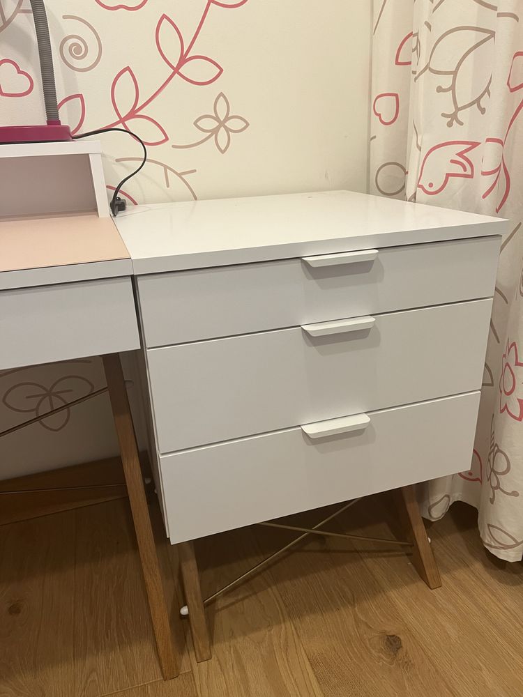 Biurko dla dzieci KIDS basic+ białe