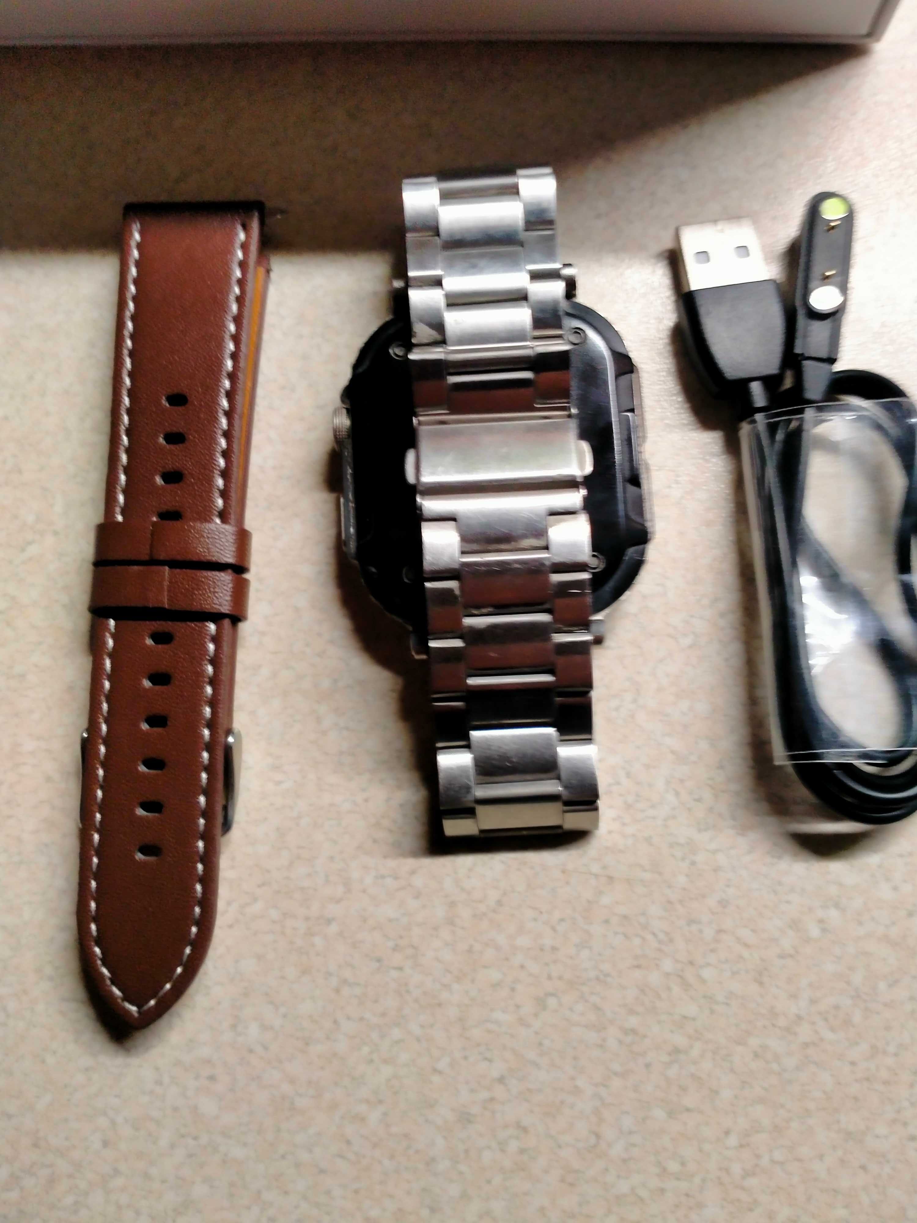 Smartwatch GRAVITY GT6 - Srebny + Pasek iBransoleta.
