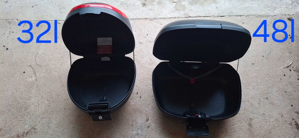 2 Topcase de 32 e 48L usadas