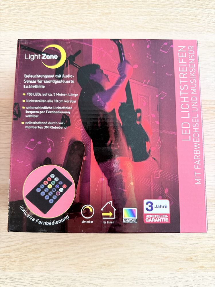 Light Zone tasma led z czujnikiem audio, inteligentna taśma