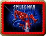 opłatek na tort spiderman a4 prostokąt