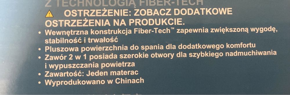 INTEX Materac + 2 poduszki Zestaw Nowe