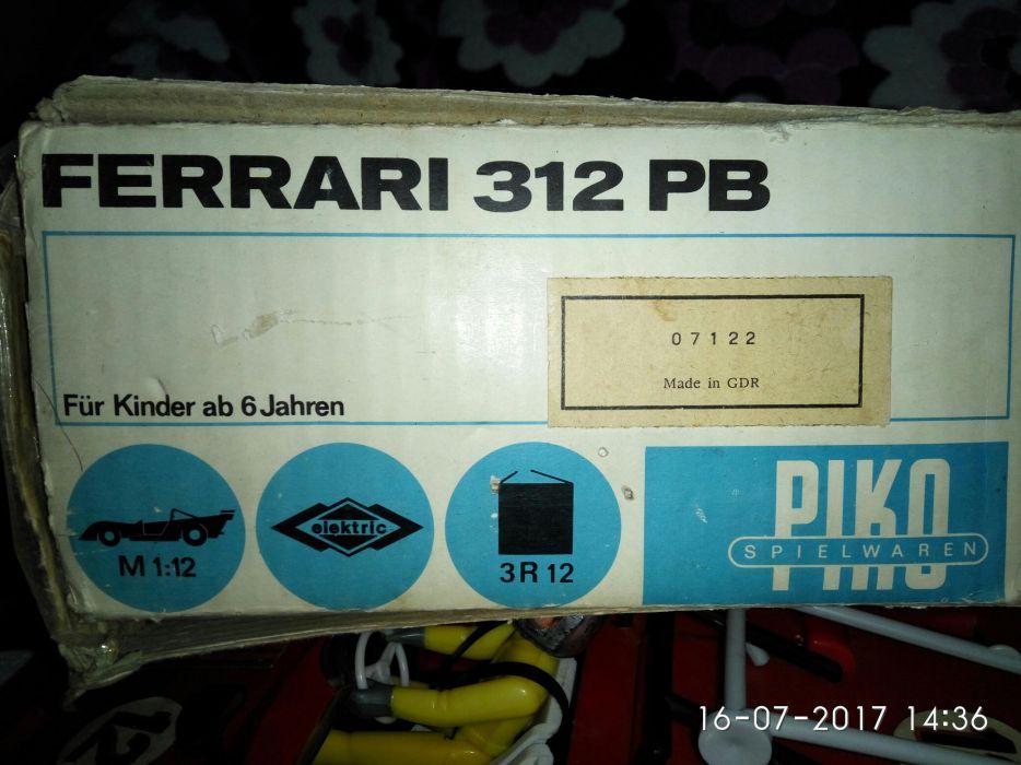Ferrari 312 Piko 1:12