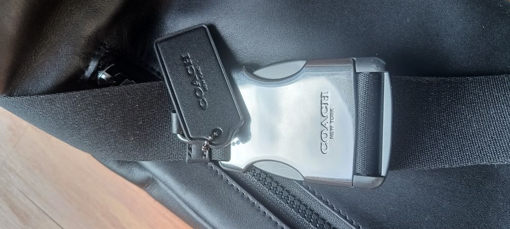 Поясная сумка coach кожа оригинал