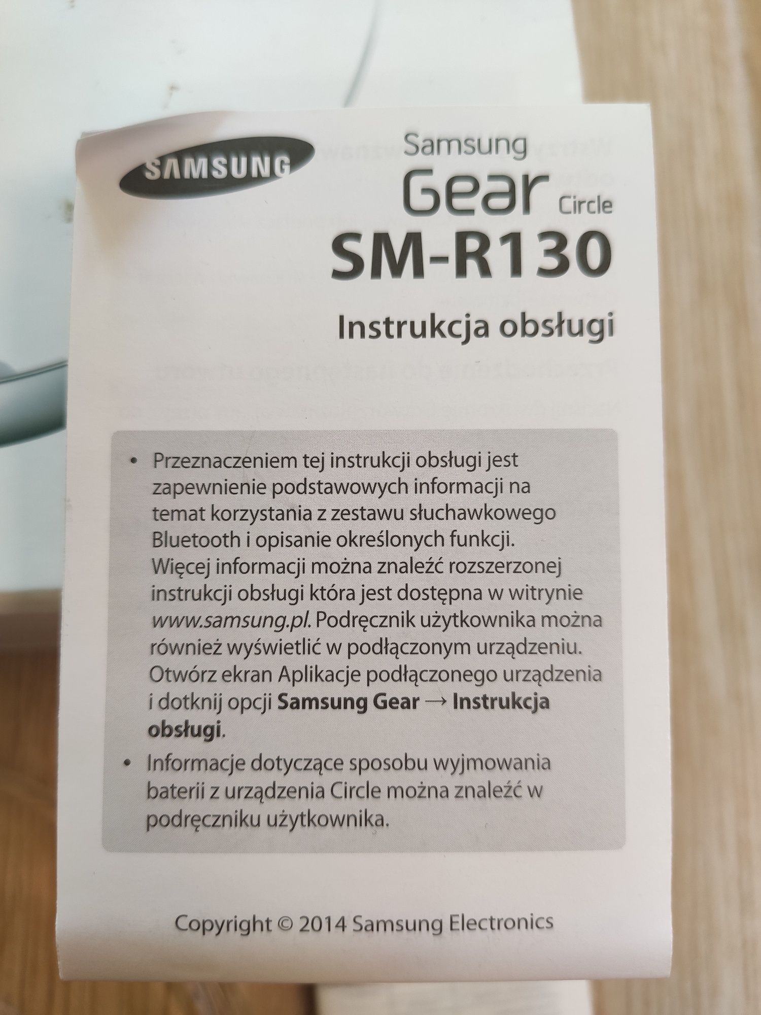 Słuchawki Samsung Gear Circle SM-R130