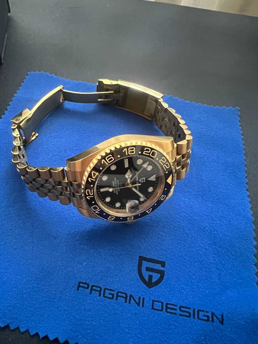 годинник Pagani Design Submarine GMT Gold PD-1662