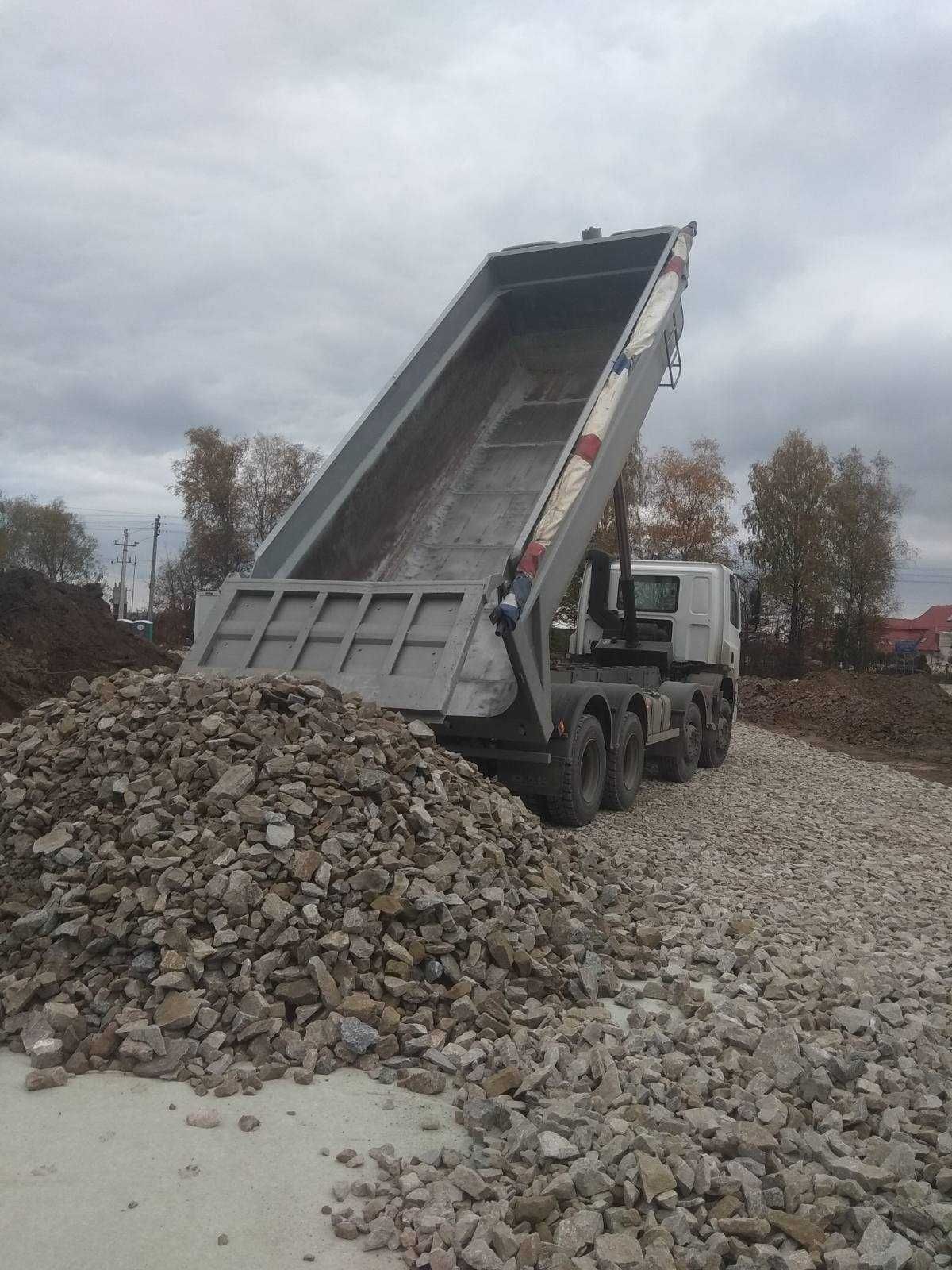 Пісок,щебінь,відсів  і інші сипучі будматеріали з доставкою