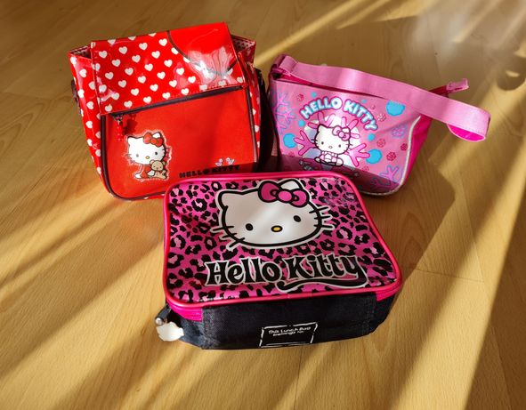 Hello Kitty,  Duas malas + lancheira