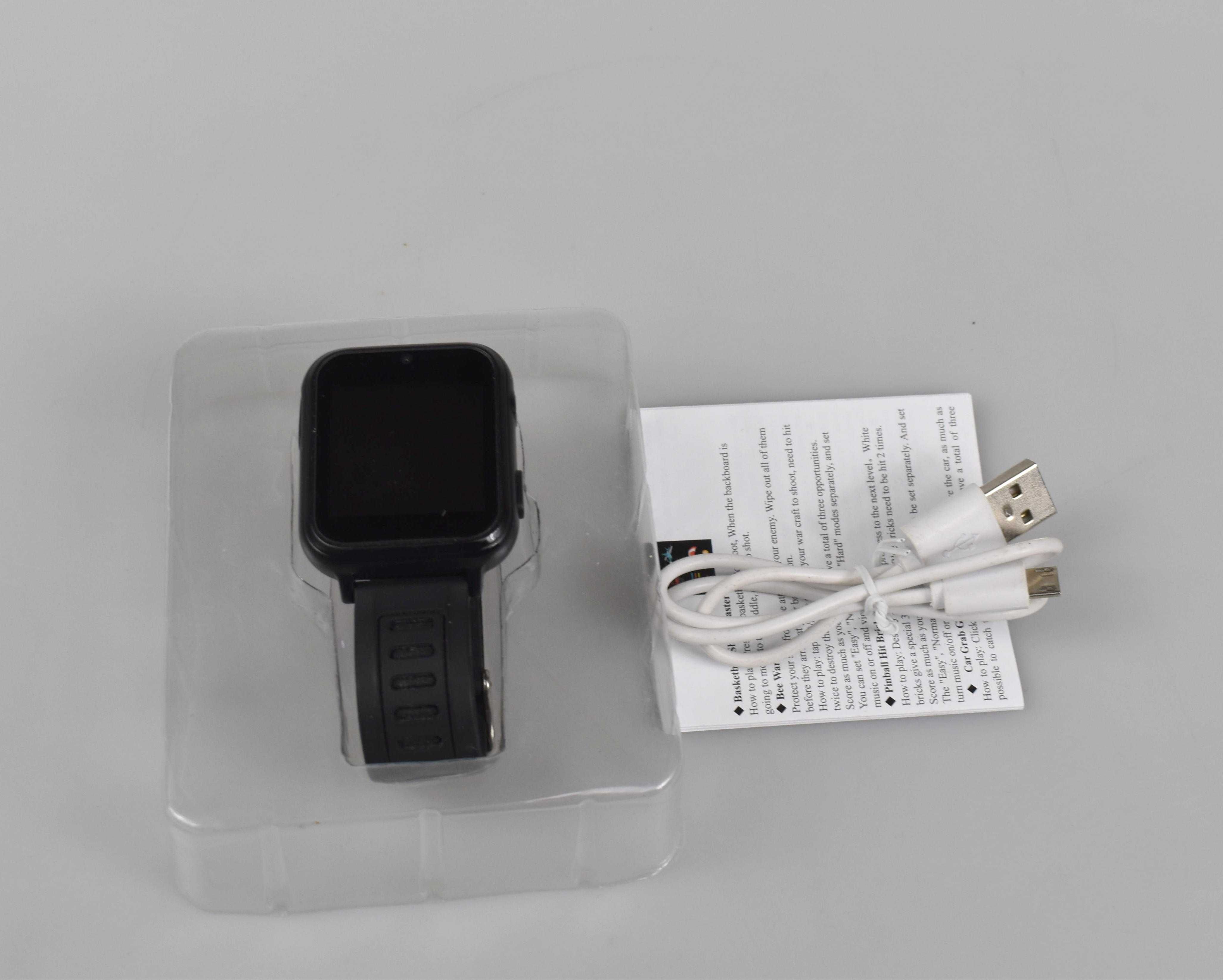 Smartwatch dla dzieci ELEJAFE Black czarny