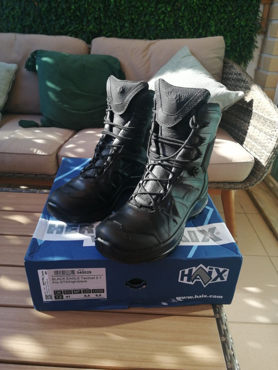 Botas Haix Black Eagle Tactical 2.1 GTX Pro high