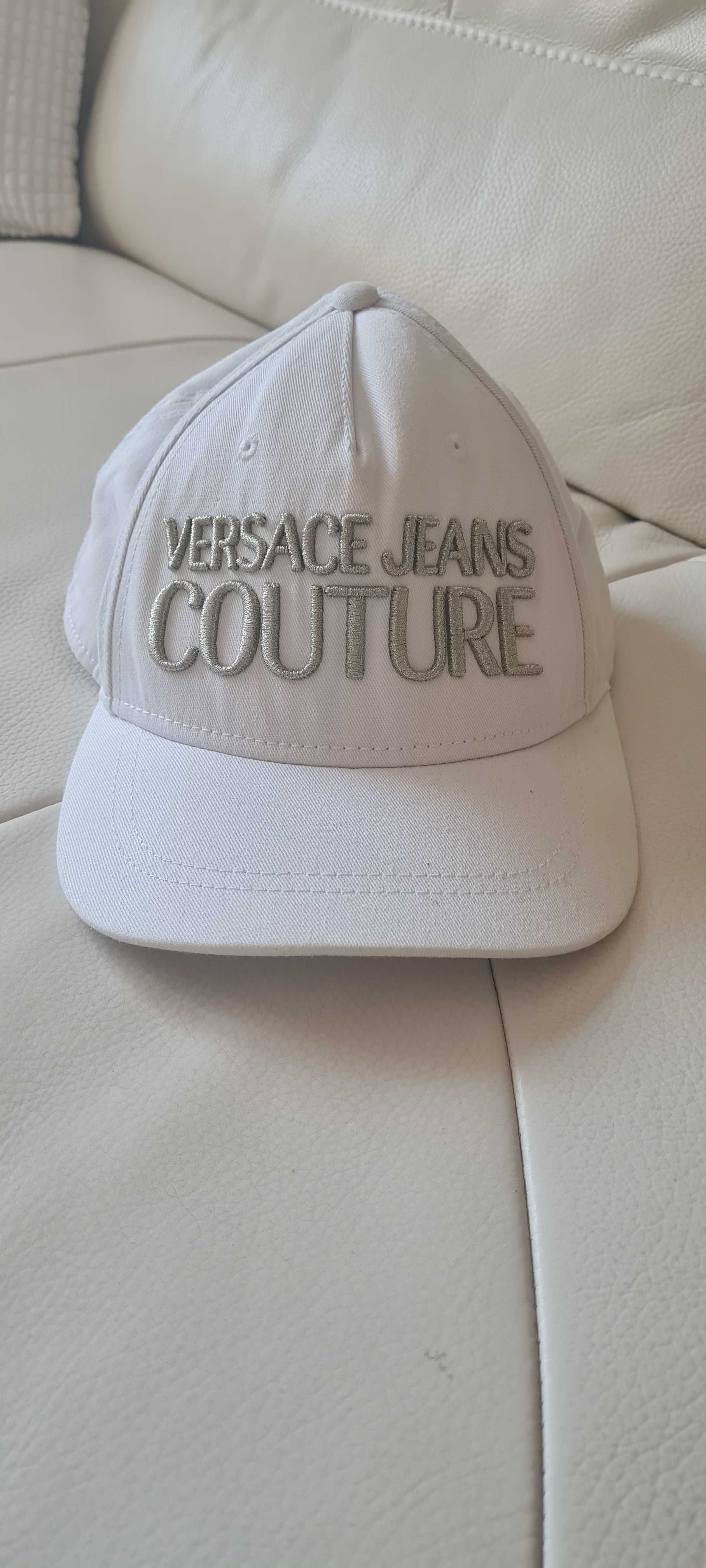 Czapka z daszkiem Versace Jeans Couture , biała
