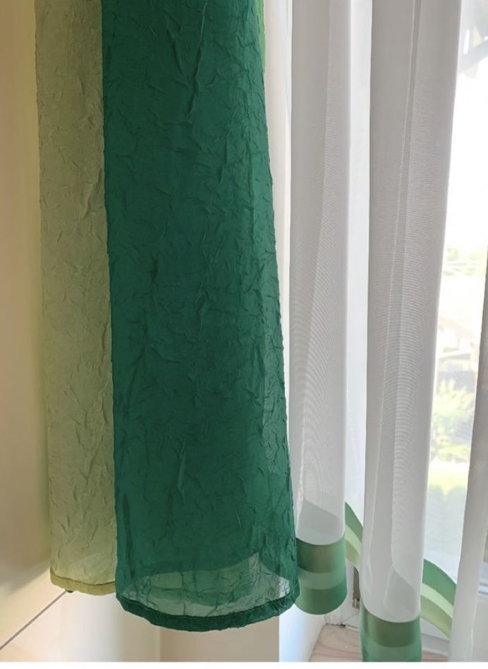FIRANA WOAL szer. 580 cm na taśmie + ZASŁONA 500 cm KOMPLET