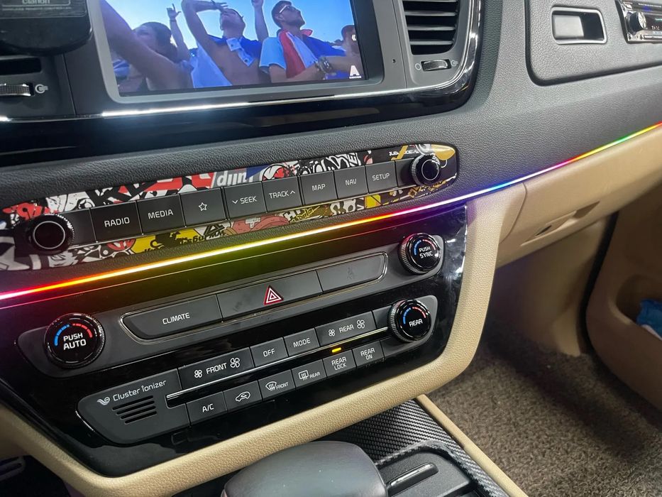 Ambient подсветка салона Audi BMW Mercedes Volkswagen Kia Hyundai Ford