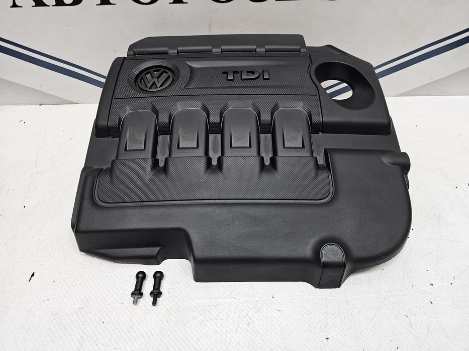 Декоративна Кришка Двигуна VW Caddy 4 2016 EURO-6 04L Golf 7 2.0 TDI