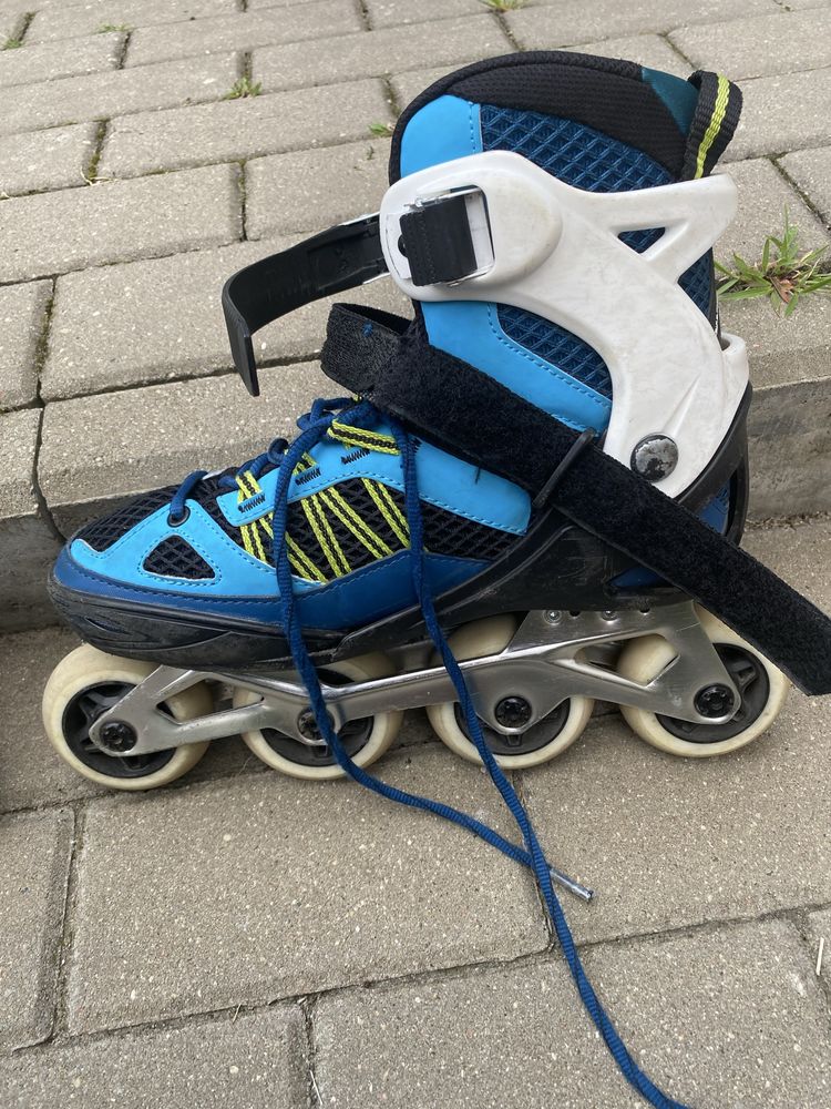 Rolki Fitness dla dzieci FIT5 JR niebieskie