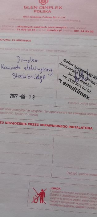 Kominek elektryczny Domplex