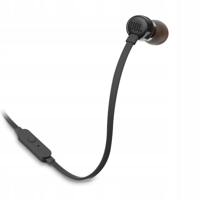 słuchawki jbl tune 110 dokanałowe mini jack 3.5mm przewodowe czarne