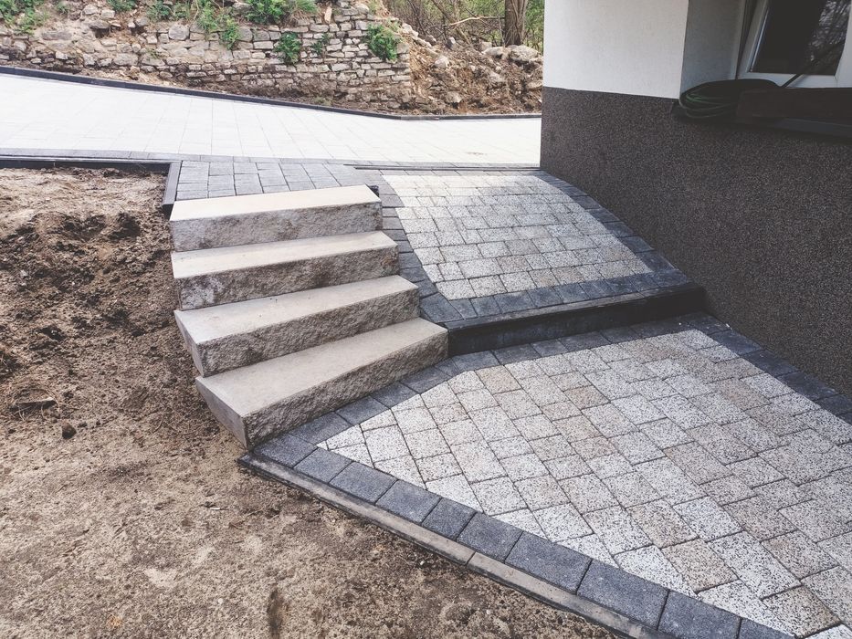 Usługi brukarskie, tarasy, chodniki, ścieżki, podjazdy, parkingi