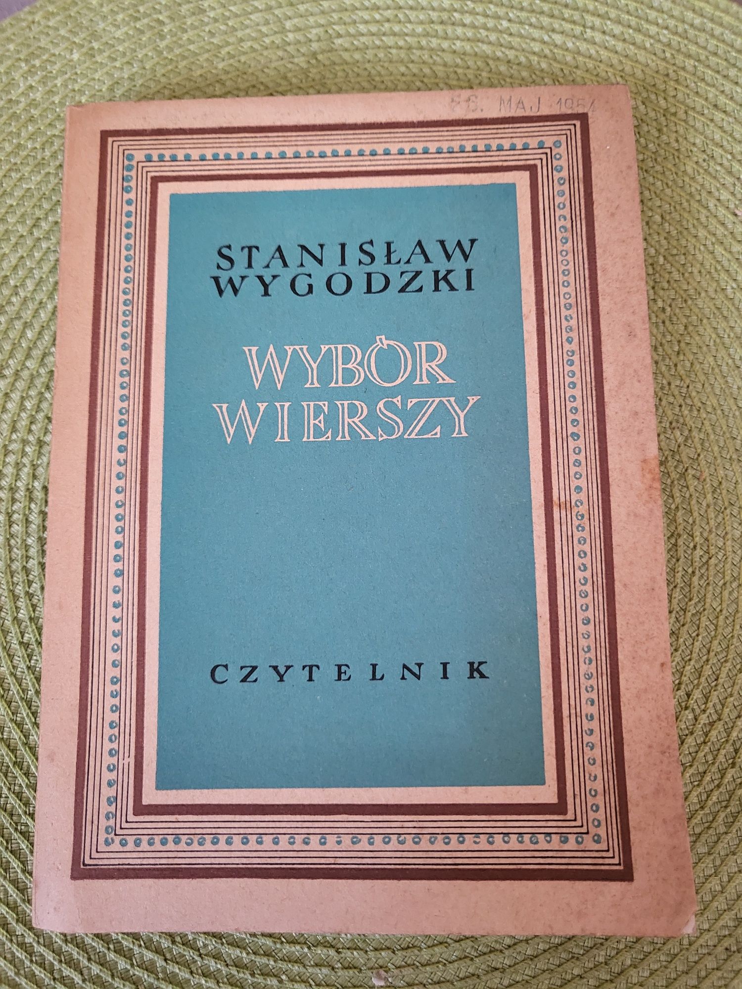 Stanisław Wygodzki, Wybór wierszy. Unikat
