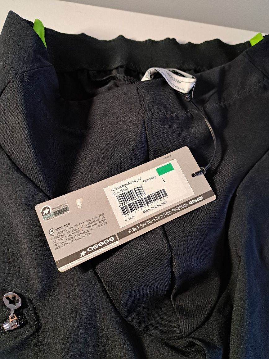 Szorty rowerowe CARGO ASSOS – rozmiar L - nowe