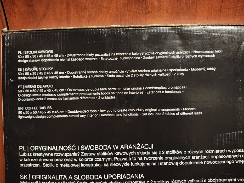 Nowe stoliki kawowe 2szt
