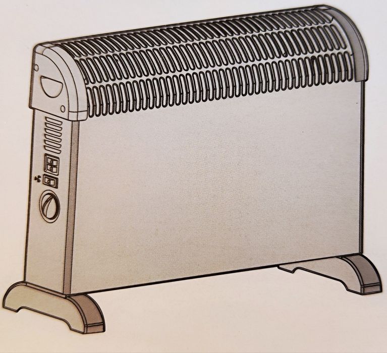 Convector aquece desde 750W até 2000W
