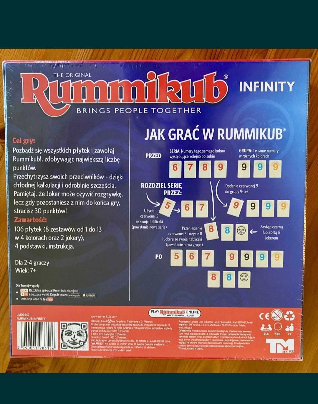 Nowa, zapakowana gra Rummikub