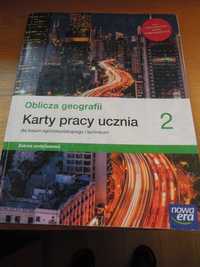 Oblicza geografii Karty pracy ucznia 2 Nowa Era