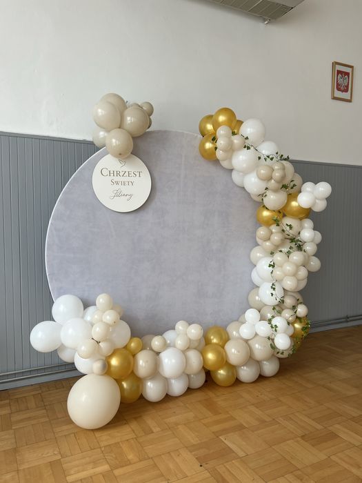 Dekoracje /ścianki balonowe/ komunia / chrzciny /urodziny