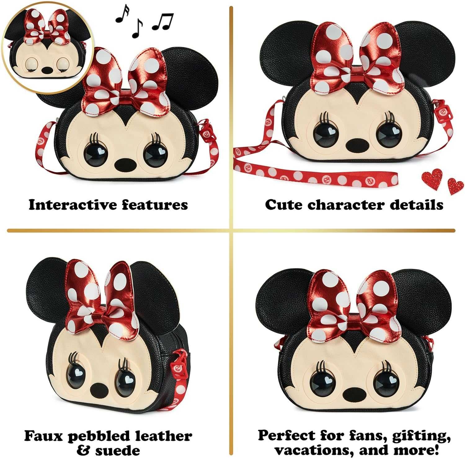 Сумка Мінні Маус Purse Pets Minnie Mouse Interactive Crossbody Bag
