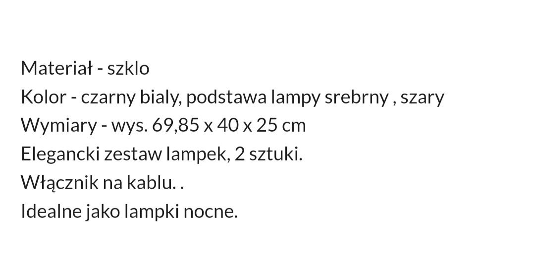 Dwie piękne lampki Natural Safavieh shell