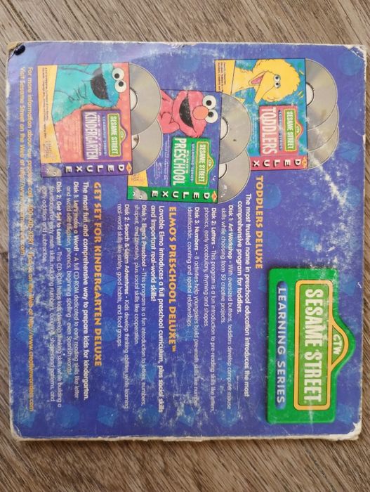 Диск sesame street Серия компьютерных игр / preschool / kindergarten