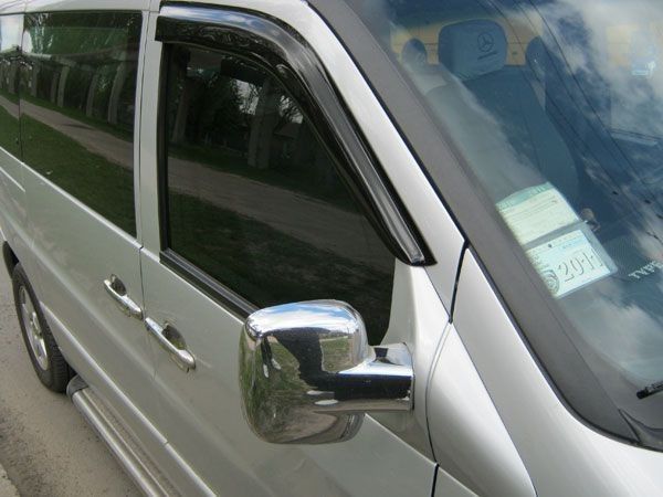 Хром накладки на зеркала Mercedes Vito 638/ 639 (вито 639/ 638), ABS