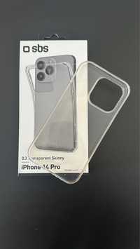 Transparentny gel case obudowa iPhone 14 pro sbs