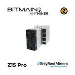 Bitmain Antminer Z15 Pro 820ksol/s / Equihash / 2560 W