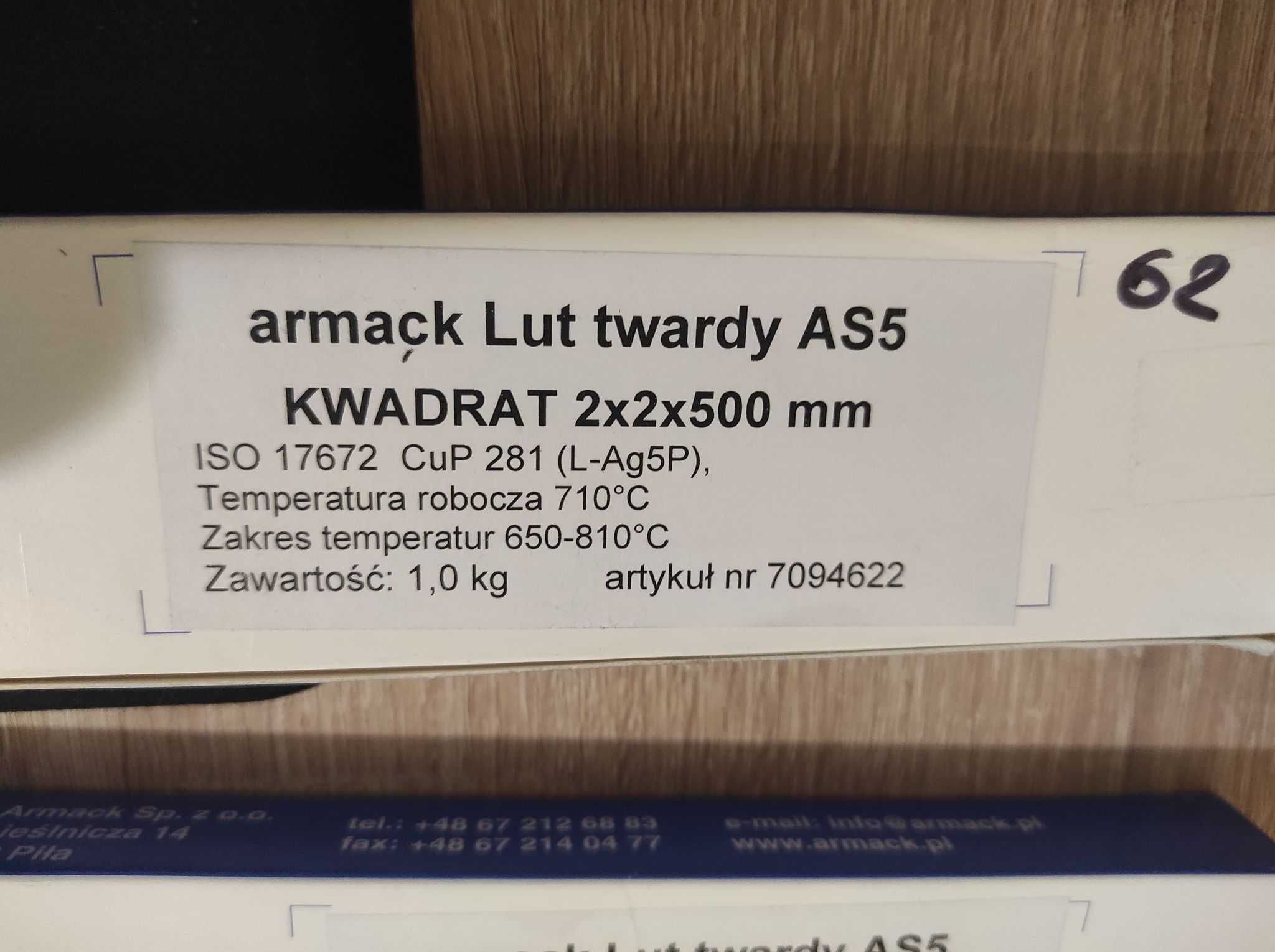 Armack lut twardy AS5