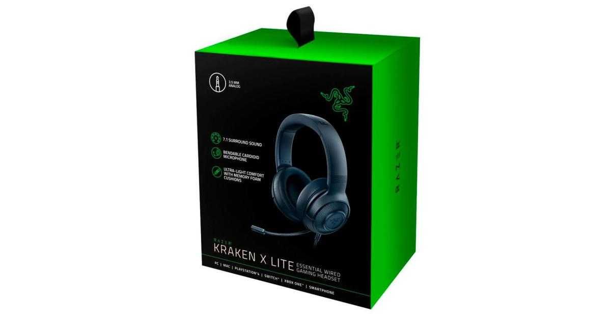 Навушники Razer Kraken X Lite Multiplatform Black