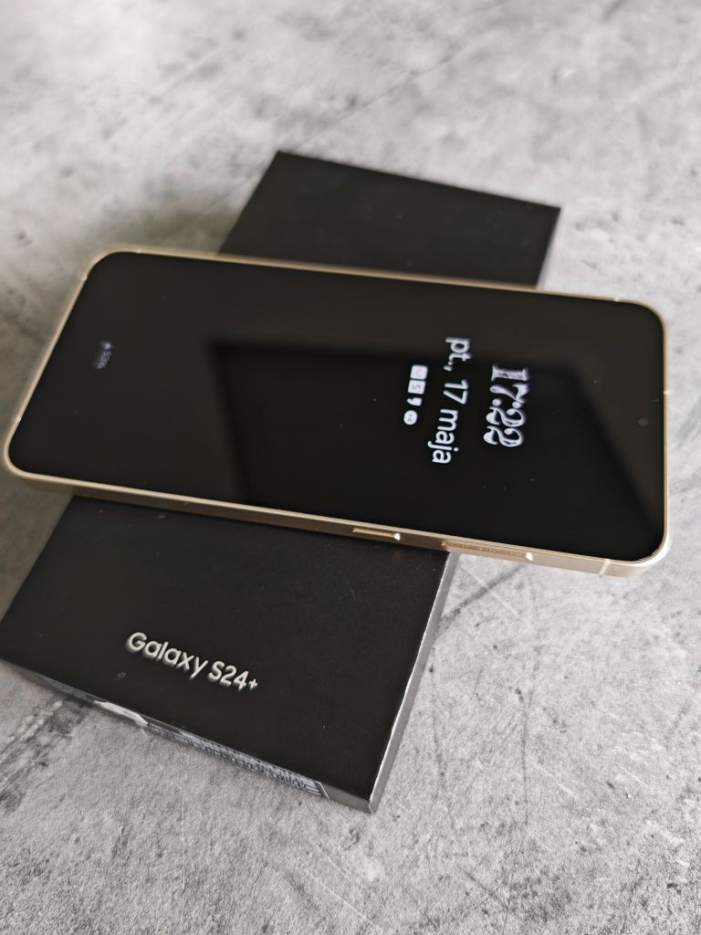 Samsung Galaxy S24 plus - stan idealny, gwarancja, ubezpieczenie care+
