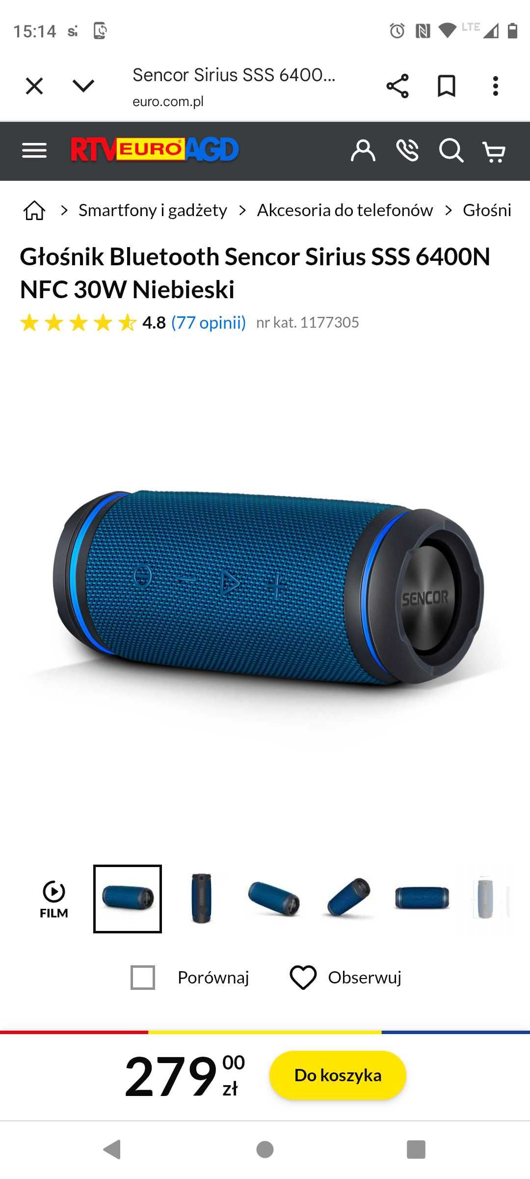 Nowy głośnik Bluetooth