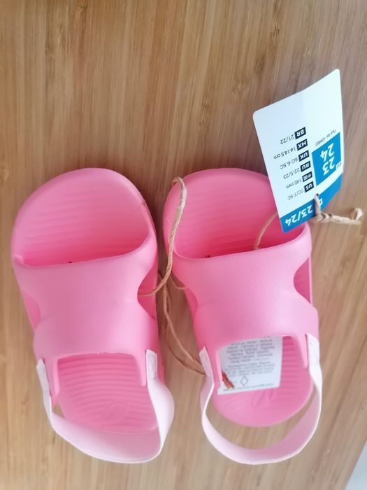 Chinelo natação rosa