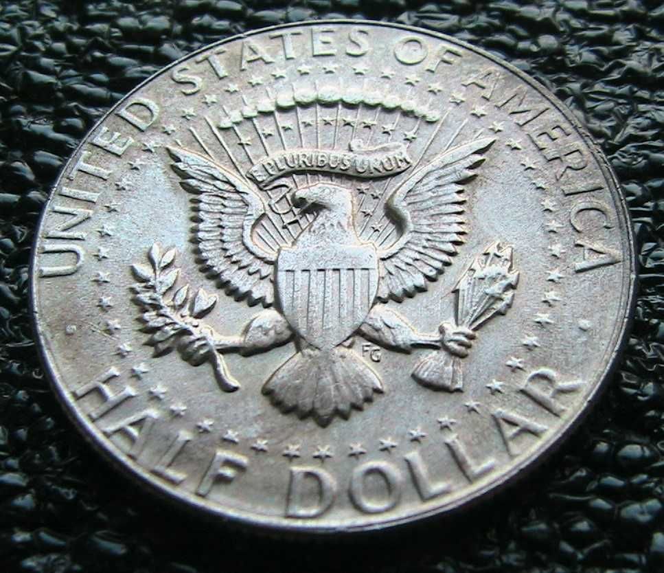 США ½ доллара 1969 D Денвер Kennedy Half Dollar Серебро