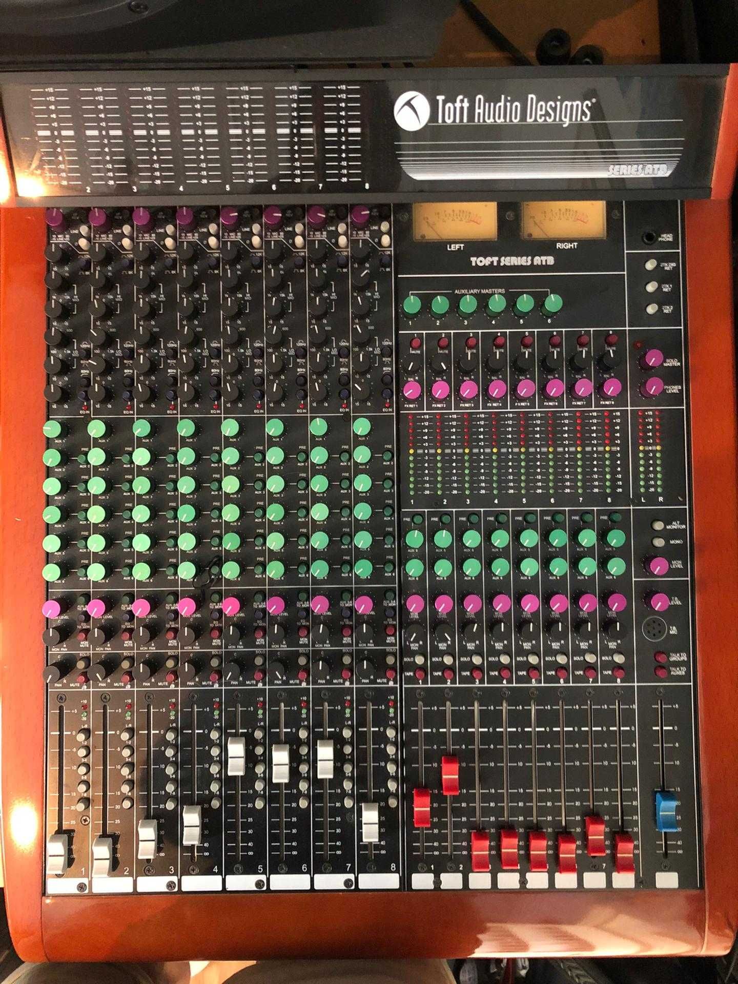 TOFT Series ATB 08M 8-Channel (Analogue) Mixer with Meterbridge