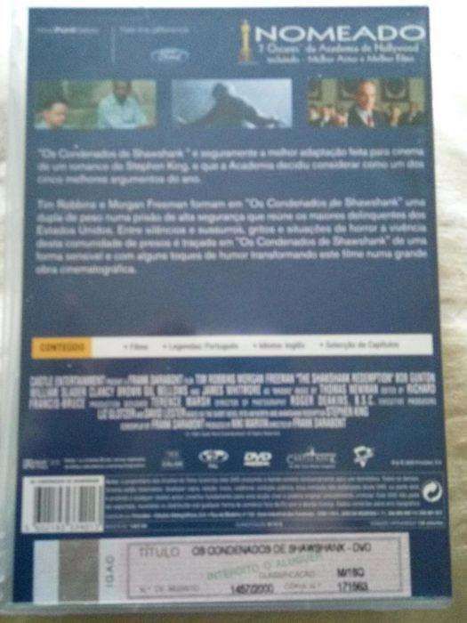 Filme DVD - Os Condenados de Shawshank