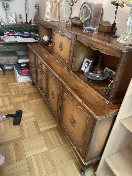 Komoda z nadstawka i witryna. Swarzędz