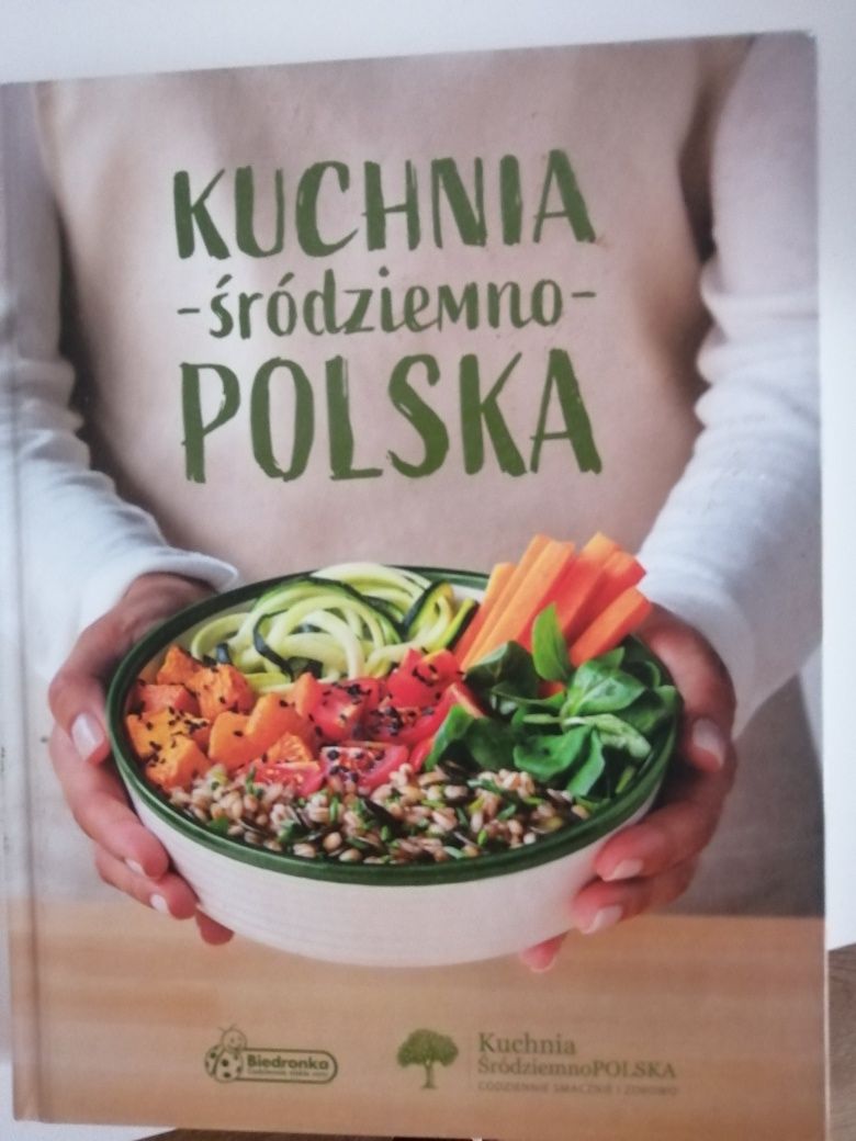 Książka kucharska kuchnia śródziemno-polska Biedronka