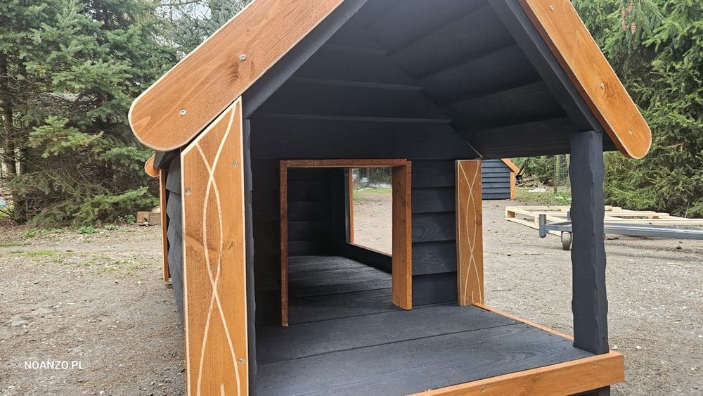 Buda dla psa z tarasem i oknem 180kg wysyłka cała PL