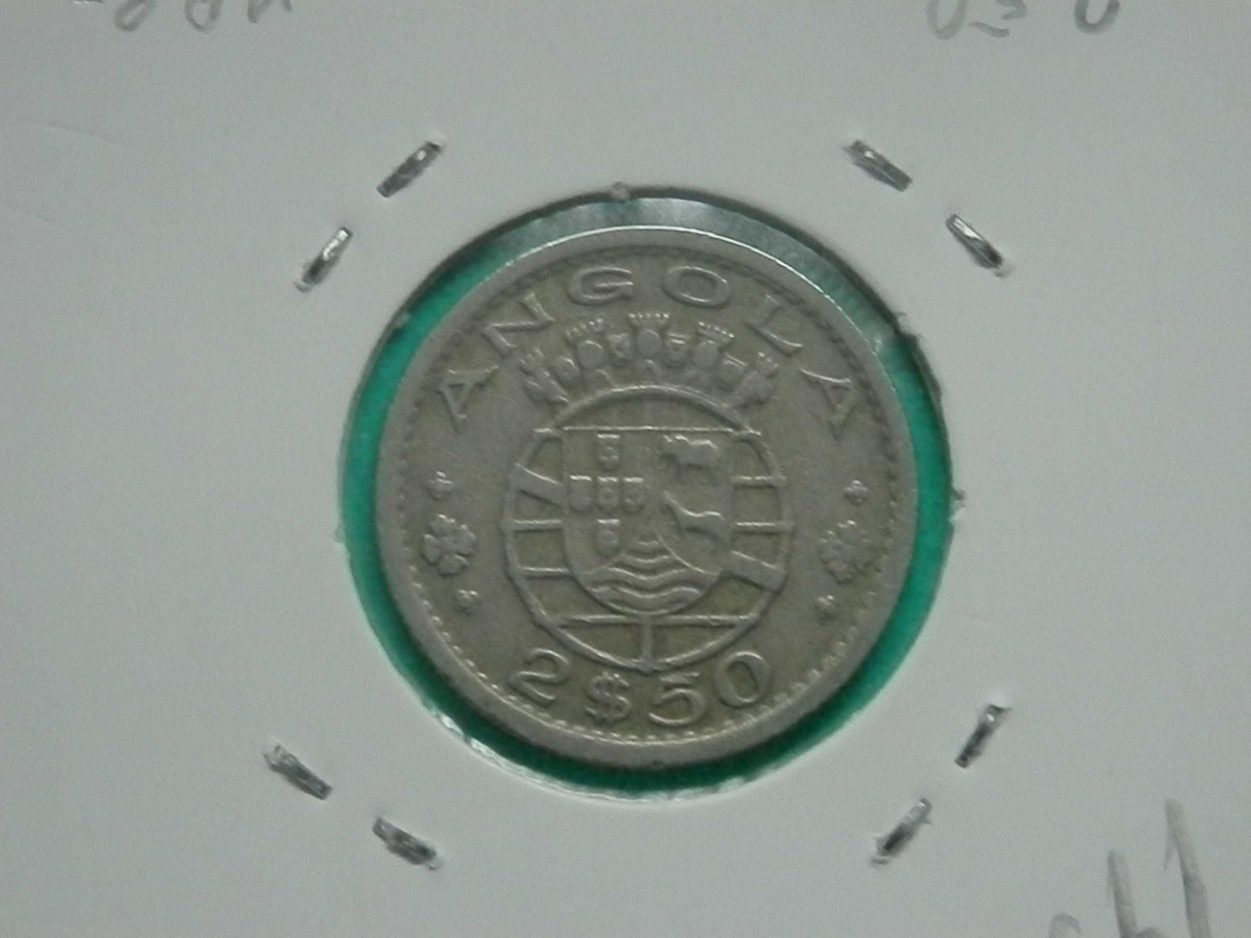 1266 - Angola: 2$50 escudos 1956 cuni, por 0,50